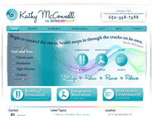 Tablet Screenshot of kathymcconnell.com